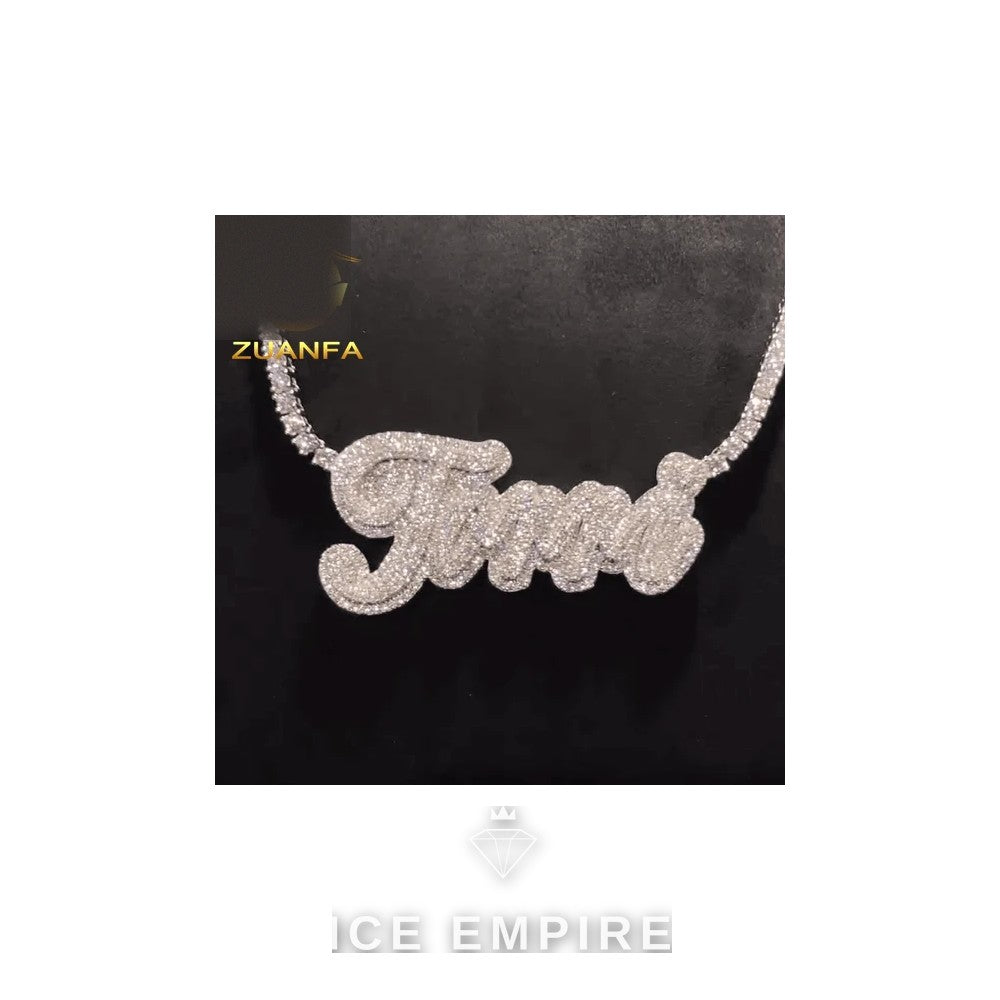 Iced Out Rose Gold Plated Cuban Chain