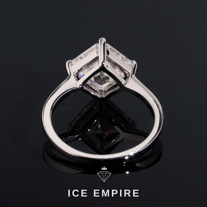 Iced Out Gold Plated Moissanite Wedding Band