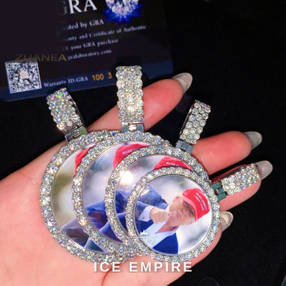 Iced Out Rose Gold Plated Pendant