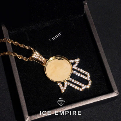 Iced Out 925 Silver Moissanite Pendant