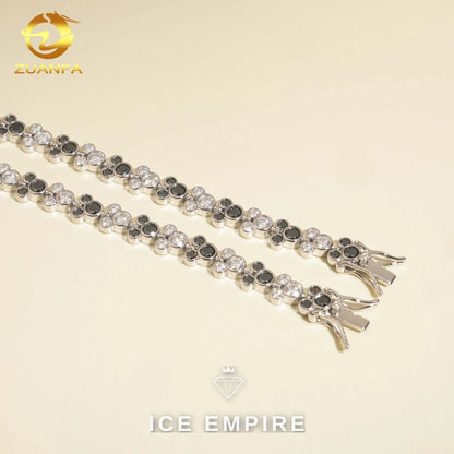 Iced Out 925 Silver Moissanite Bracelet
