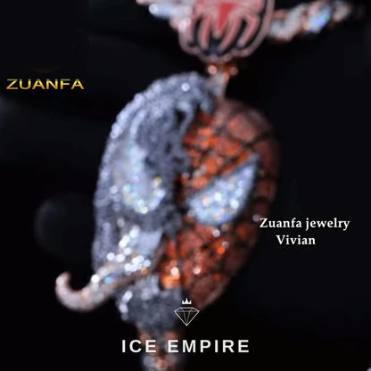 Iced Out 925 Silver Pendant