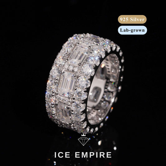 Iced Out 925 Silver Lab Grown Diamond Pendant