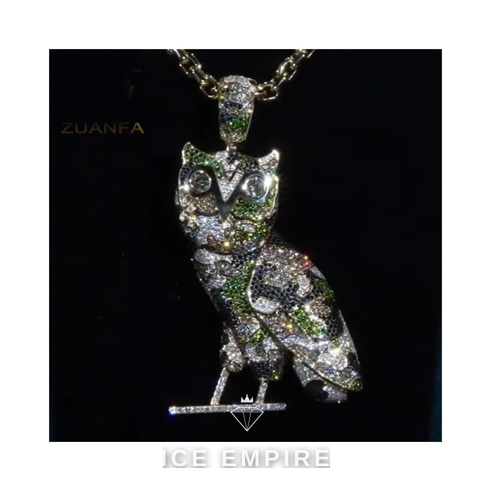 Iced Out 925 Silver Moissanite Pendant
