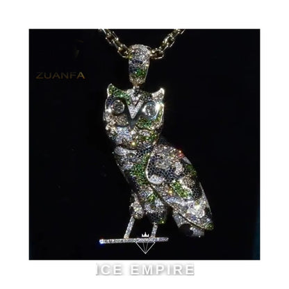 Iced Out 925 Silver Moissanite Pendant