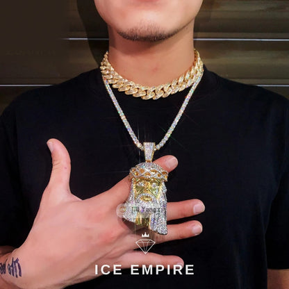 Iced Out Gold Plated Pendant
