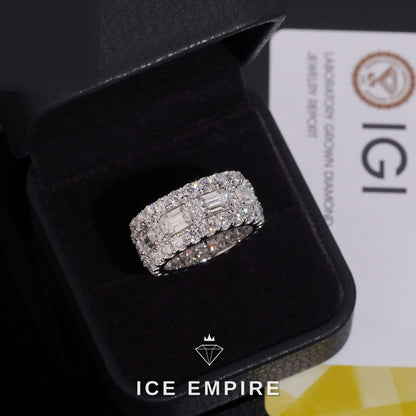 Iced Out 925 Silver Lab Grown Diamond Pendant