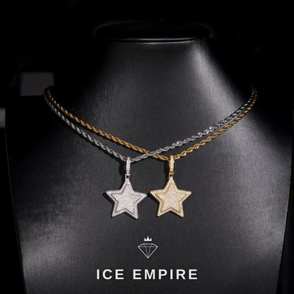 Iced Out 925 Silver Pendant