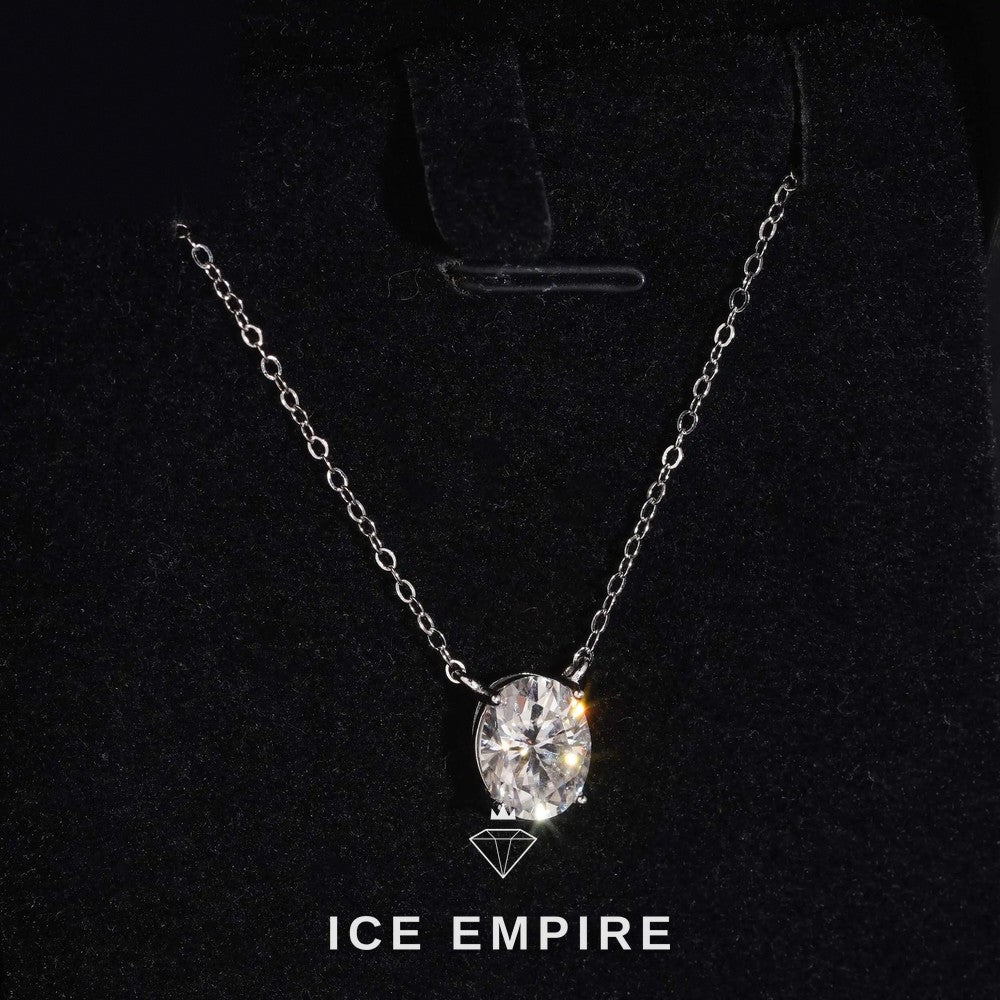 Iced Out Rose Gold Plated Moissanite Cuban Chain