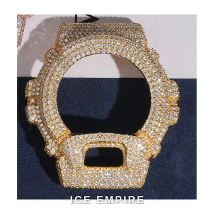 Iced Out 925 Silver Moissanite Watch