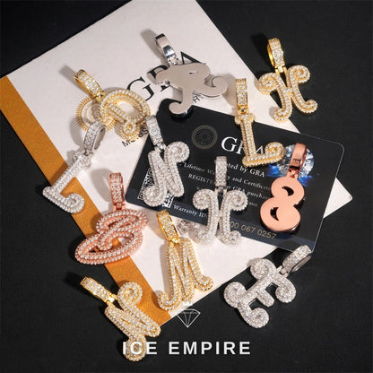 Iced Out 925 Silver Pendant