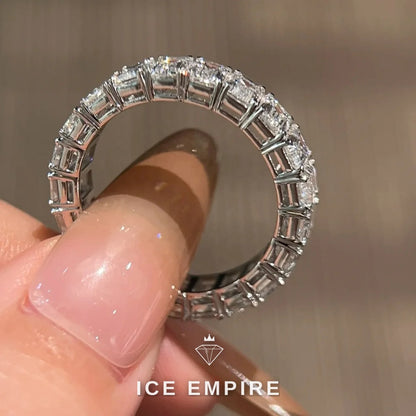 Iced Out 18K Gold Lab Grown Diamond Ring