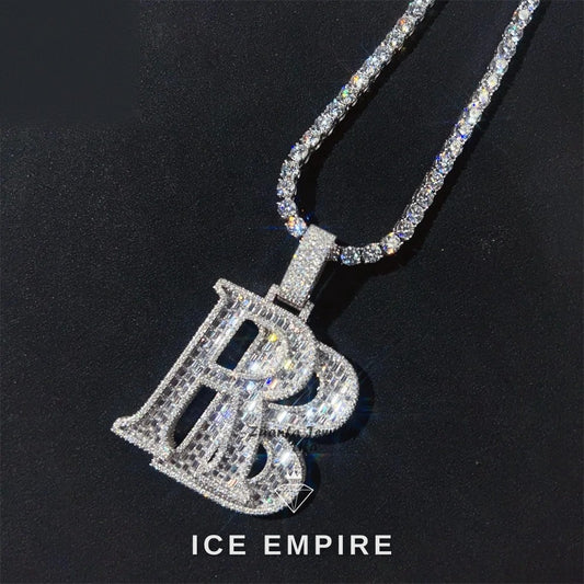 Iced Out 925 Silver Pendant