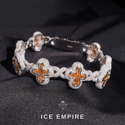 Iced Out 925 Silver Moissanite Cuban Chain