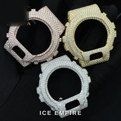 Iced Out 925 Silver Moissanite Watch