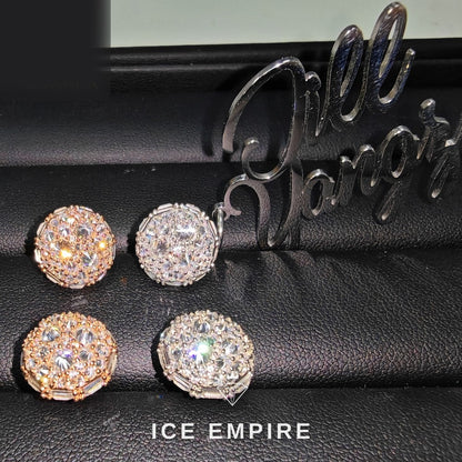 Iced Out Baguette 925 Silver Moissanite Earrings