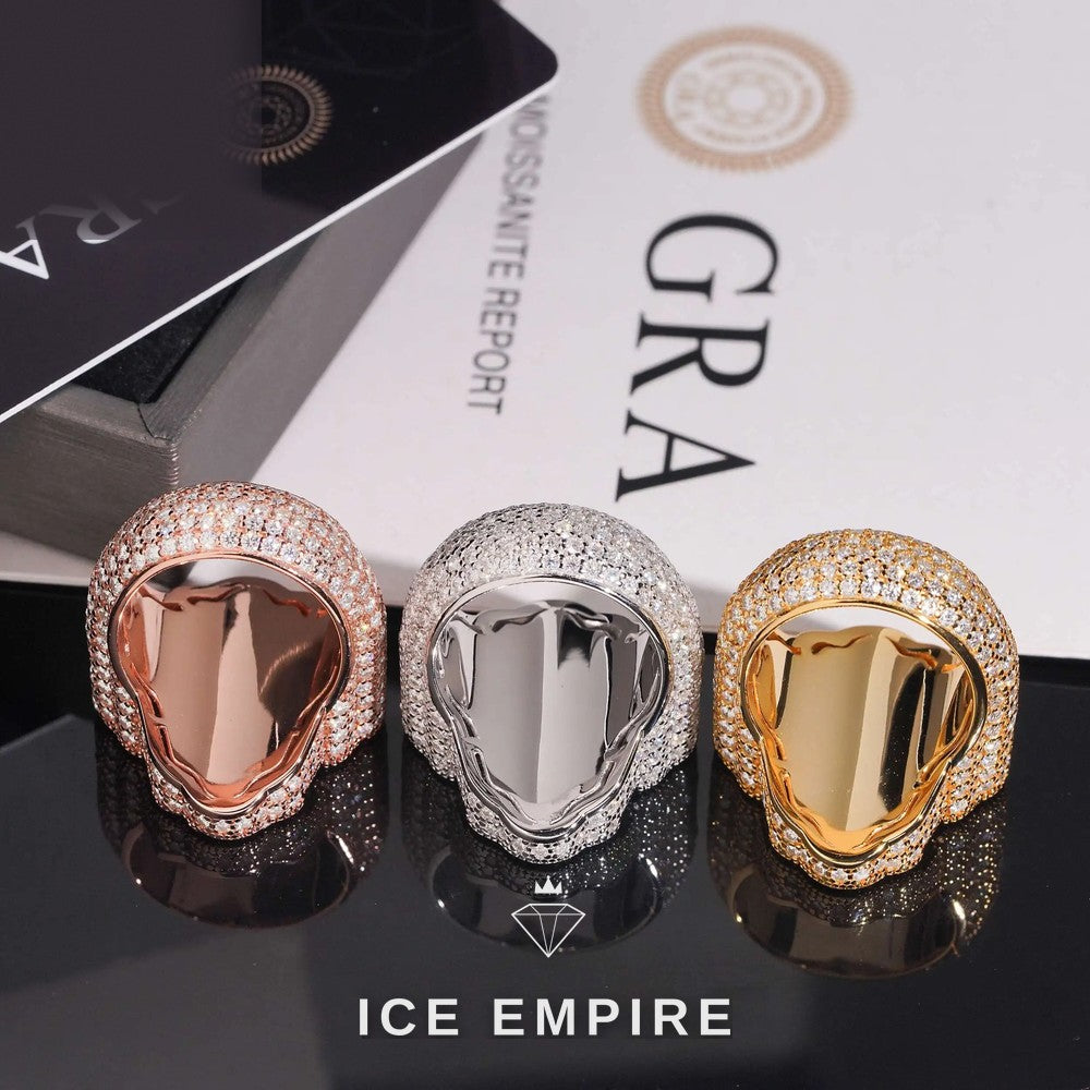 Iced Out Baguette 925 Silver Moissanite Ring