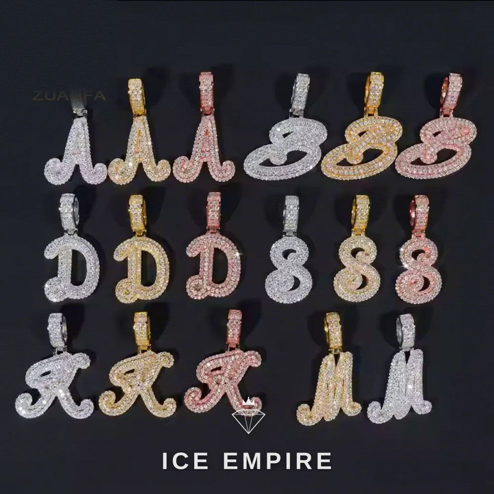 Iced Out Baguette Rose Gold Plated Cuban Chain