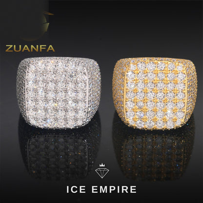 Iced Out 925 Silver Moissanite Cuban Chain