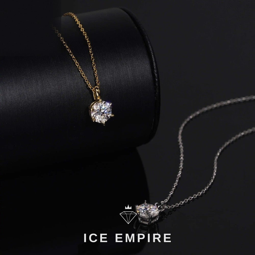 Iced Out 925 Silver Lab Grown Diamond Pendant