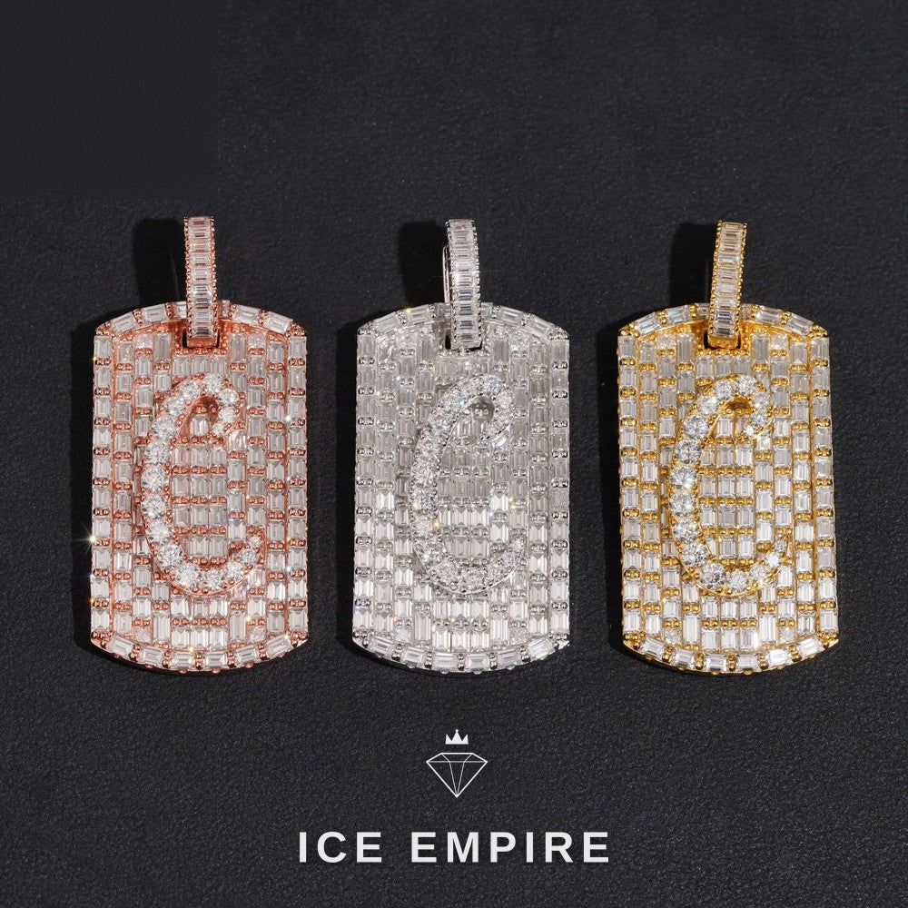 Iced Out Gold Plated Moissanite Pendant