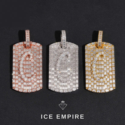 Iced Out Gold Plated Moissanite Pendant