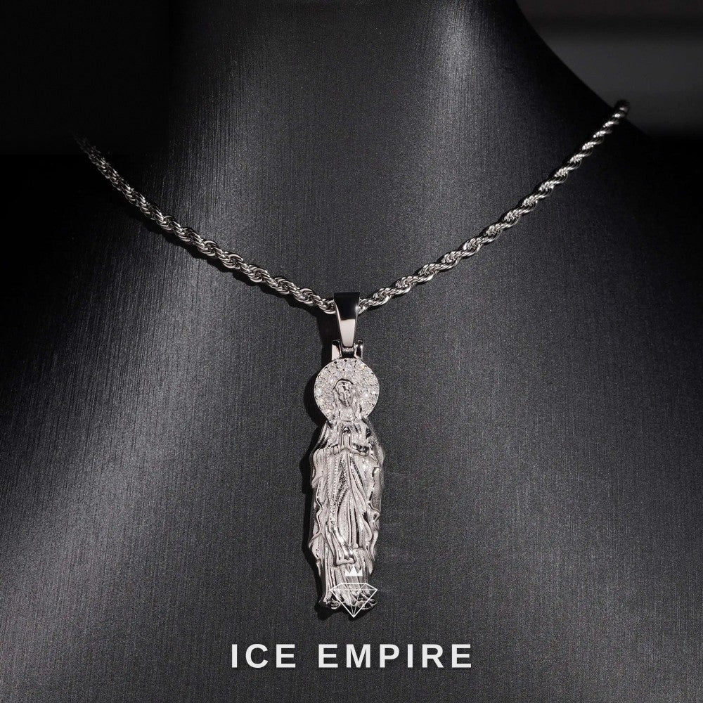 Iced Out 925 Silver Moissanite Pendant