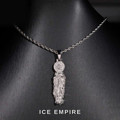 Iced Out 925 Silver Moissanite Pendant