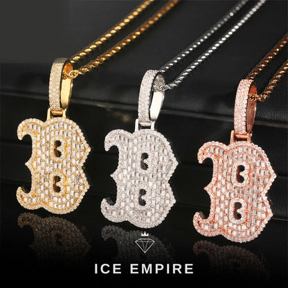 Baguette Rose Gold Plated Pendant