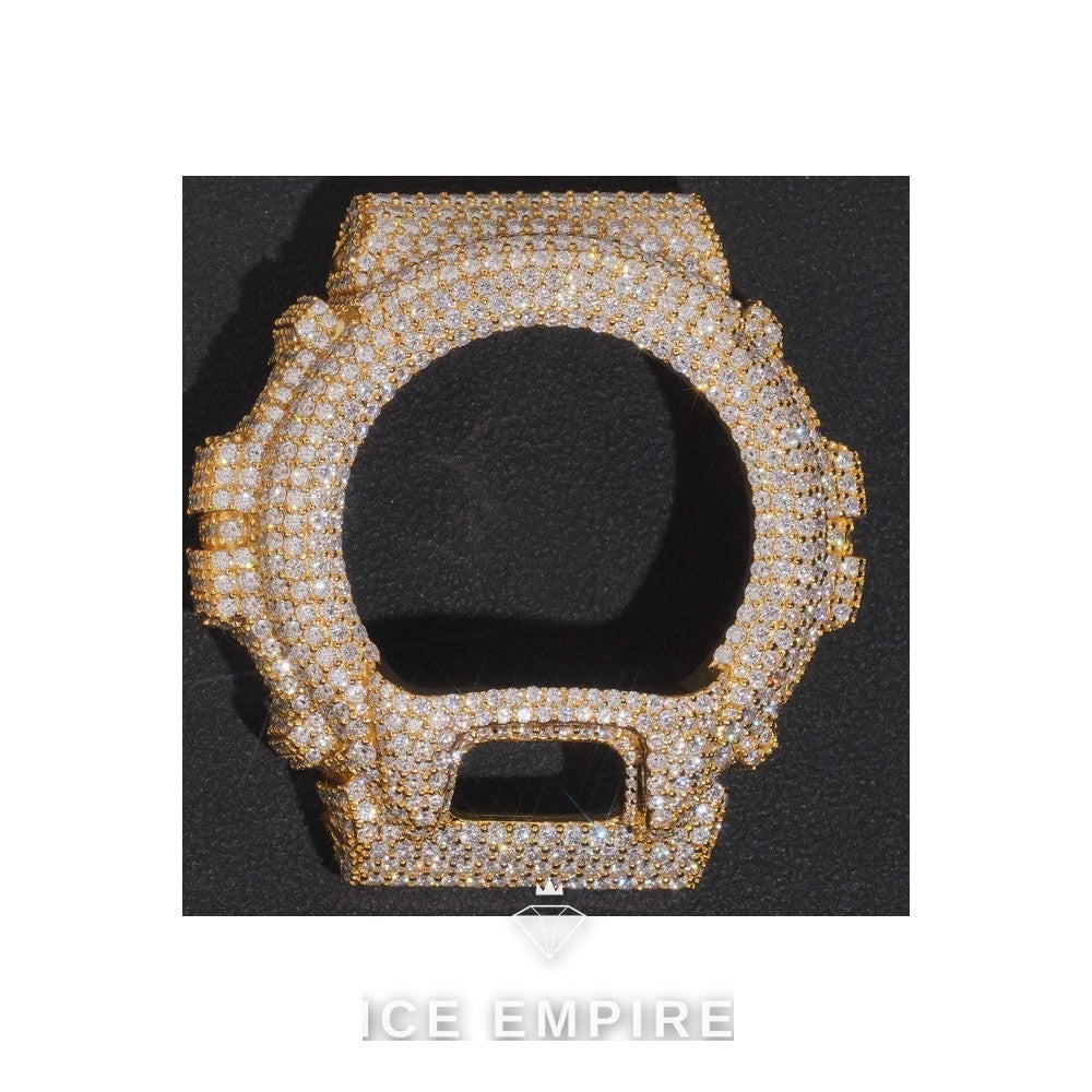 Iced Out 925 Silver Moissanite Watch