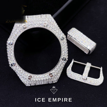 Iced Out 925 Silver Watch