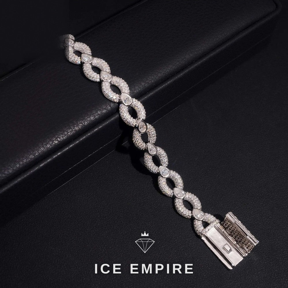 Iced Out Gold Plated Moissanite Cuban Chain