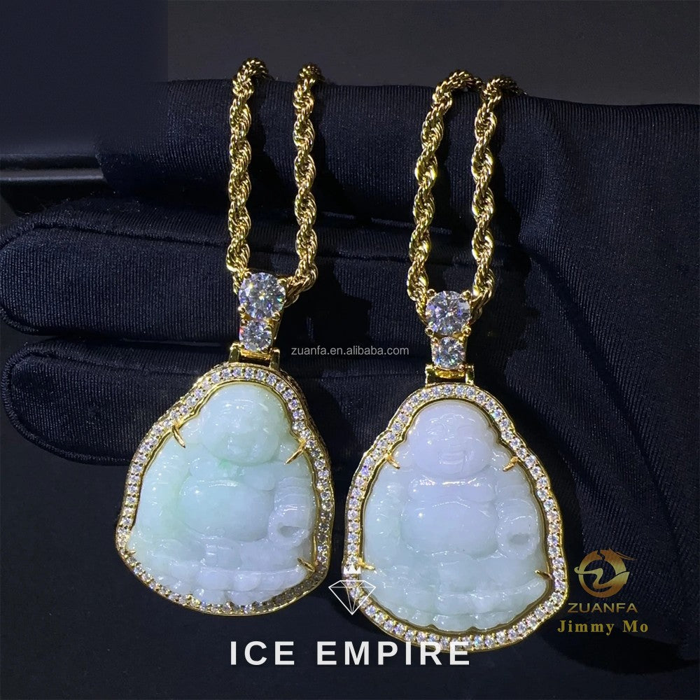 Iced Out 925 Silver Moissanite Pendant
