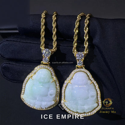 Iced Out 925 Silver Moissanite Pendant