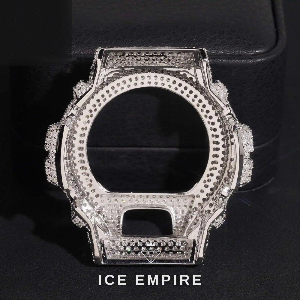 Iced Out Gold Plated Moissanite Watch