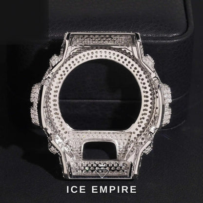 Iced Out Gold Plated Moissanite Watch
