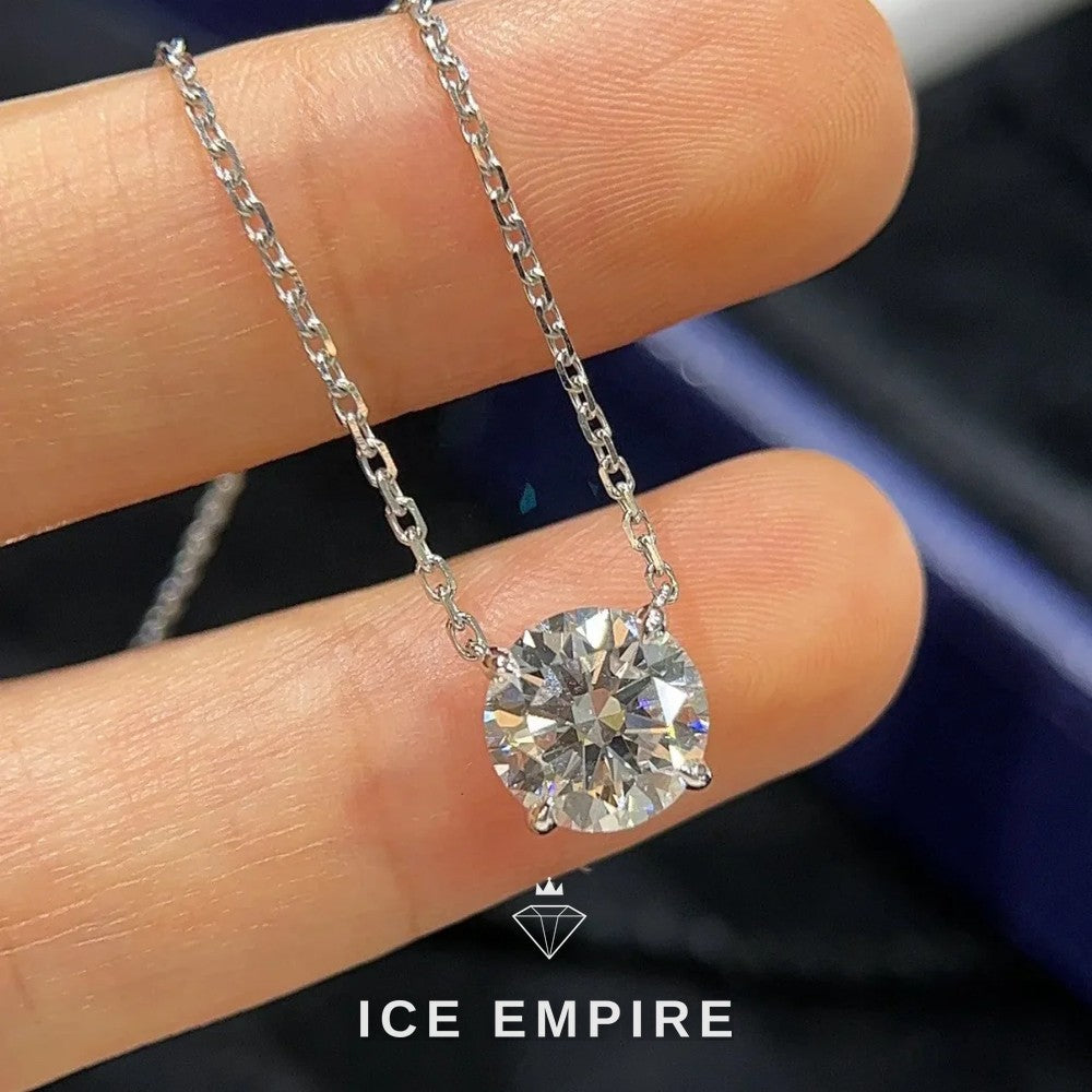 Iced Out Heart Gold Plated Lab Grown Diamond Chain