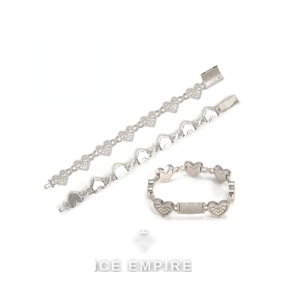 Iced Out 925 Silver Moissanite Cuban Chain