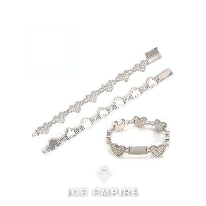 Iced Out 925 Silver Moissanite Cuban Chain