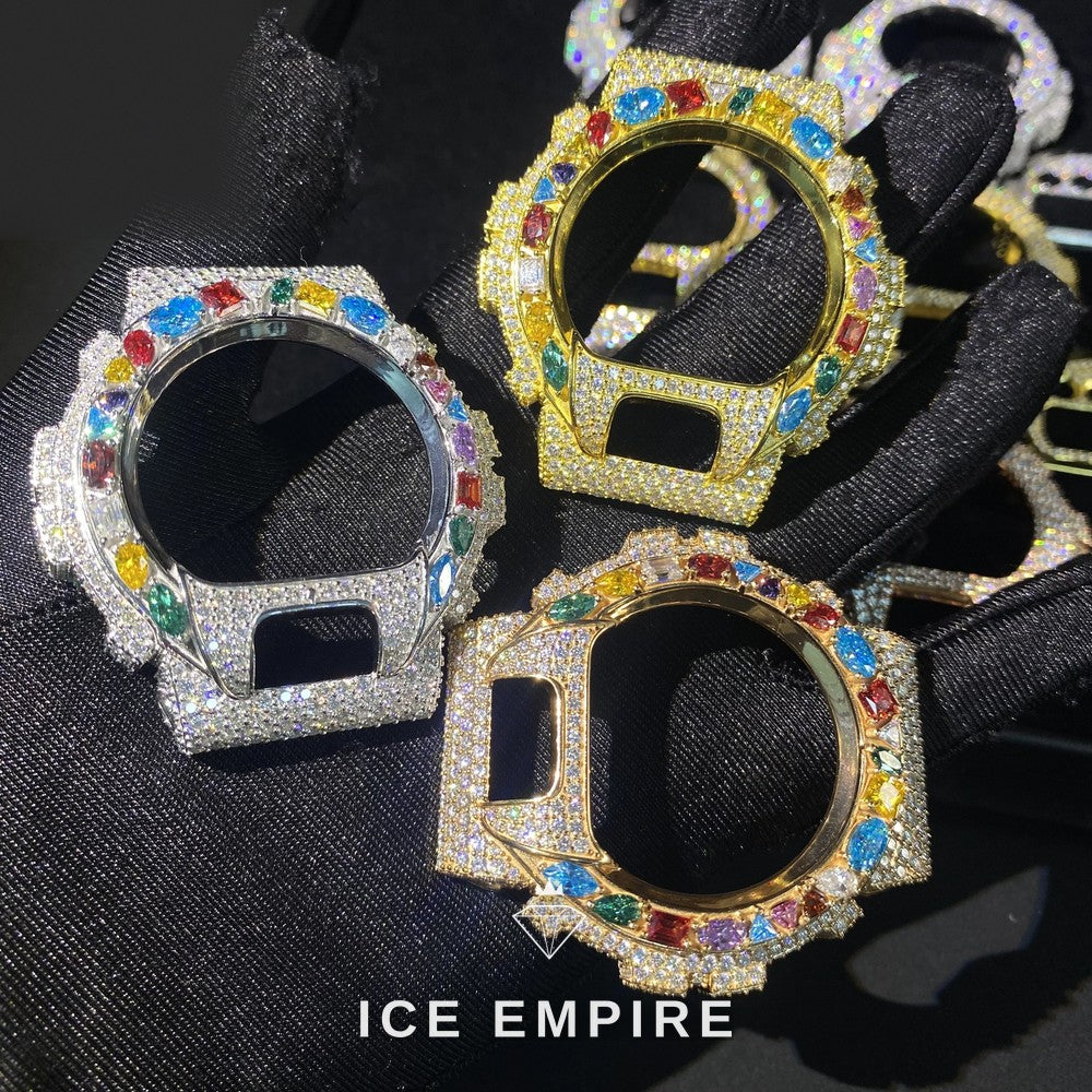 Iced Out 925 Silver Moissanite Watch