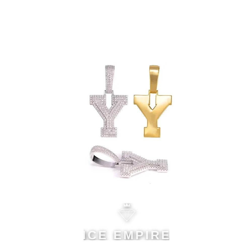 Iced Out 925 Silver Moissanite Pendant