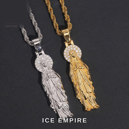 Iced Out 925 Silver Moissanite Pendant