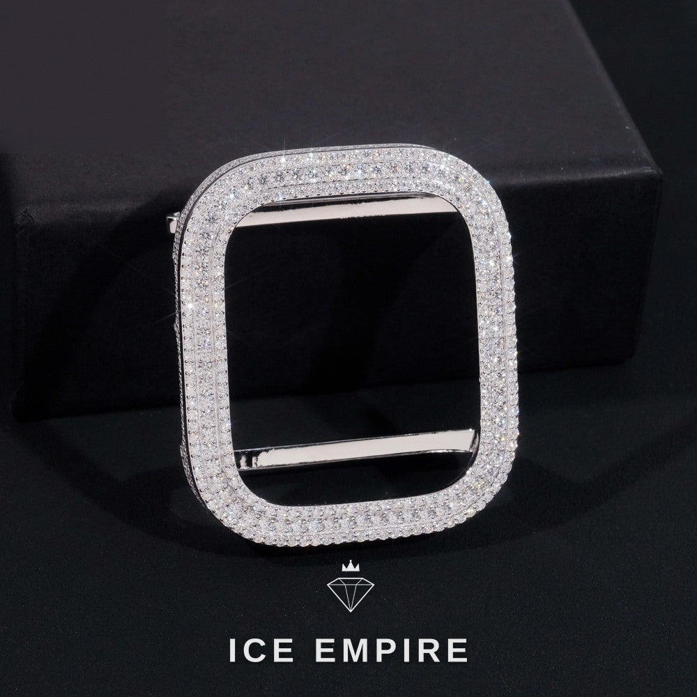Iced Out 925 Silver Moissanite Watch