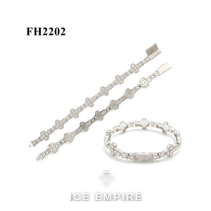 Iced Out Cross 925 Silver Moissanite Cuban Chain
