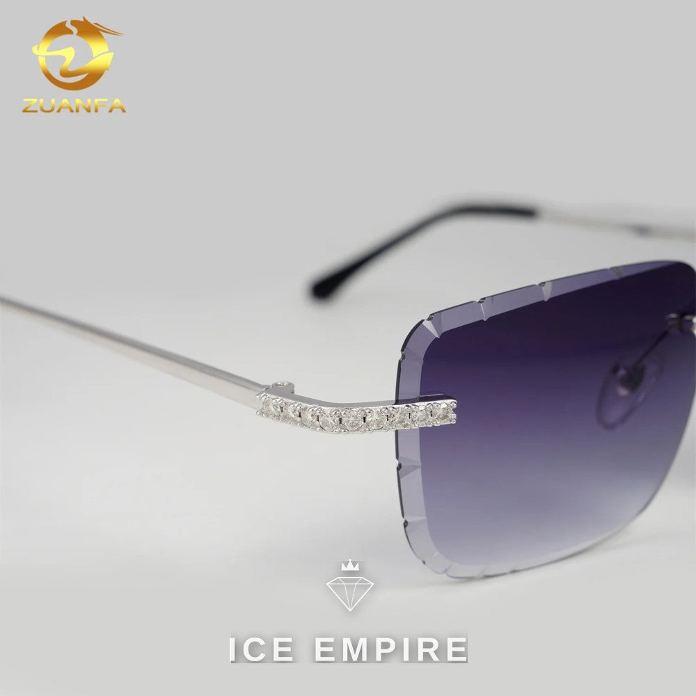 Iced Out 925 Silver Glasses