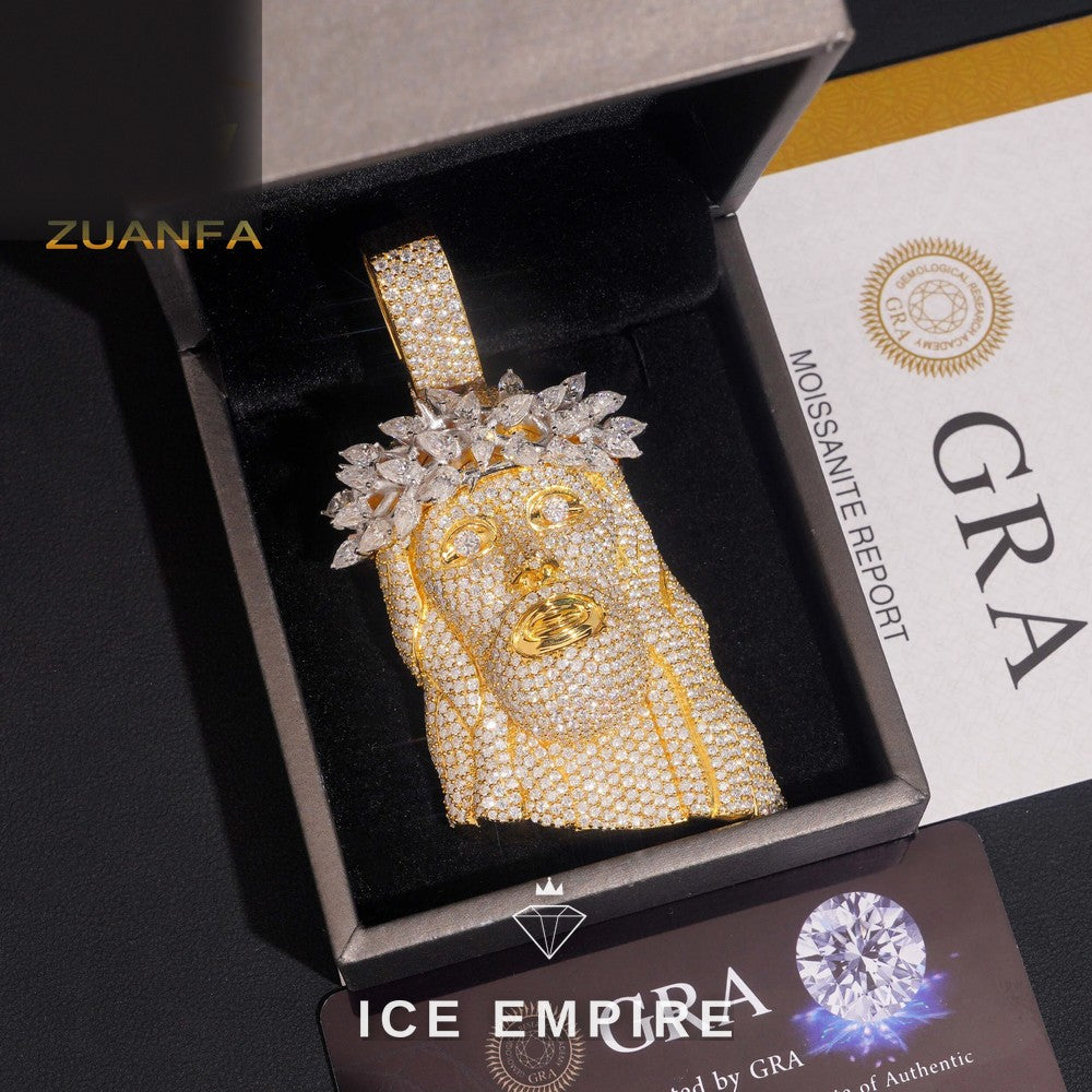 Iced Out Gold Plated Pendant