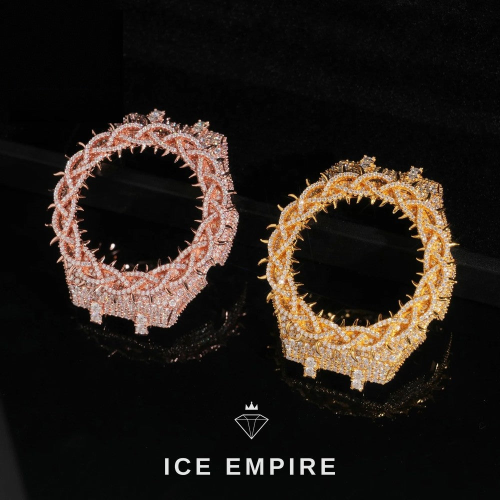 Iced Out 925 Silver Moissanite Watch