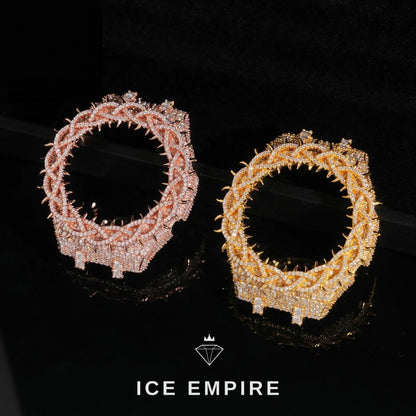 Iced Out 925 Silver Moissanite Watch