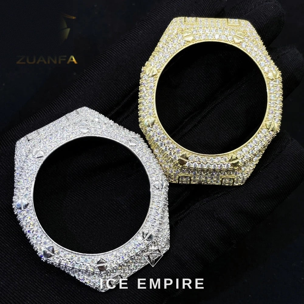 Iced Out 925 Silver Watch