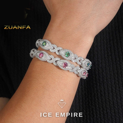 Iced Out 925 Silver Moissanite Bracelet